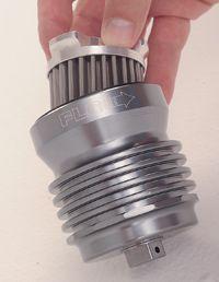 OIL FILTER SPIN ON REUSABLE, PC RACING STAINLESS STEEL PCS2