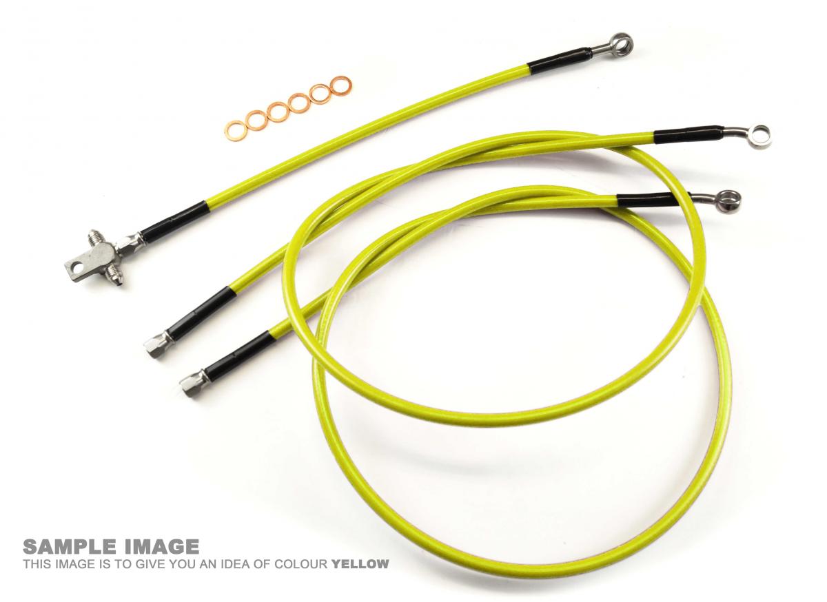 HOSE FRONT BRAKE KIT/3 YELL +2 YFM660 R RAPTOR 2001-ON