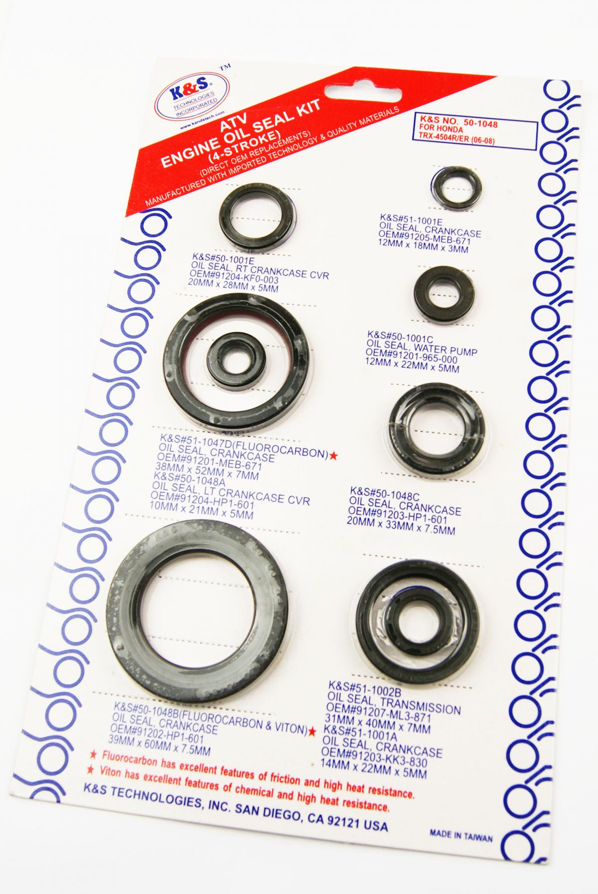 Oil Seal Set 06-08 Trx450R Ks50-1048