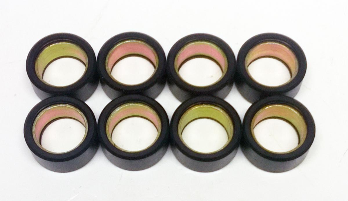 CLUTCH ROLLER SET 8PCS 30X15MM 15G YAMAHA KODIAK RHINO WOLVERINE GRIZZLY 5GH-17632-00