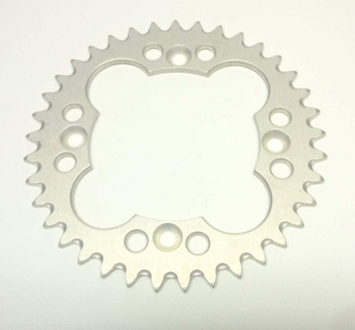Rear Sprocket Renthal Atv, Ultralite 223U-520-37Gpsi Silver