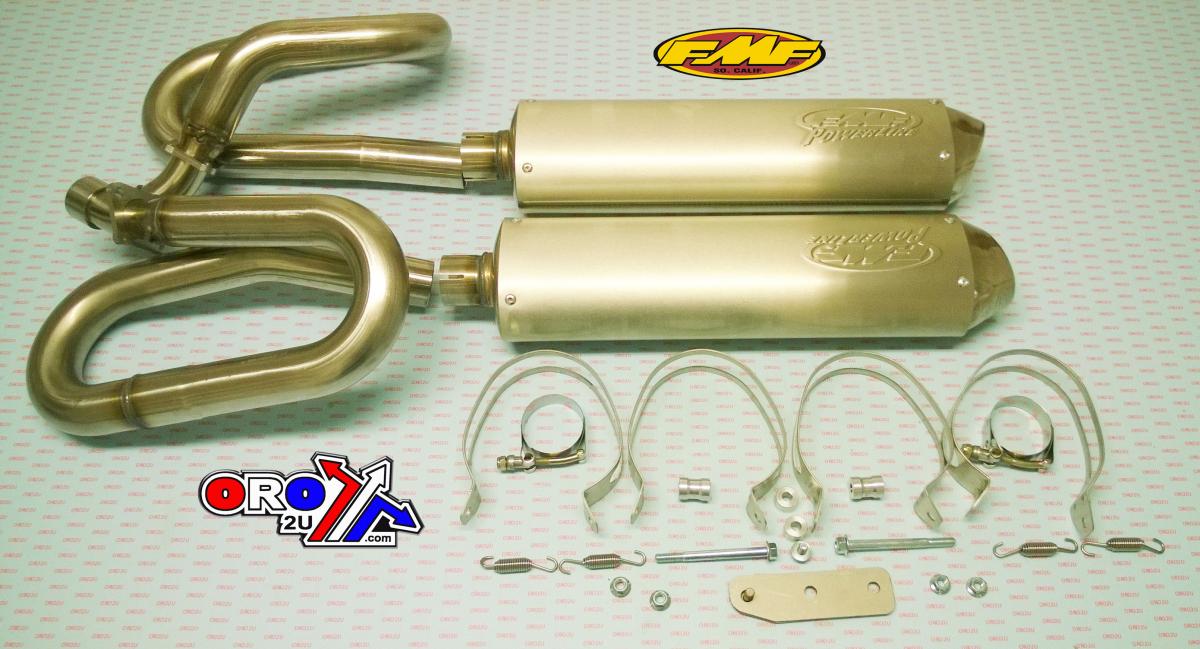 END OF LINE Dual Exhaust System 08-10 Yamaha RHINO 700 - FMF 044281