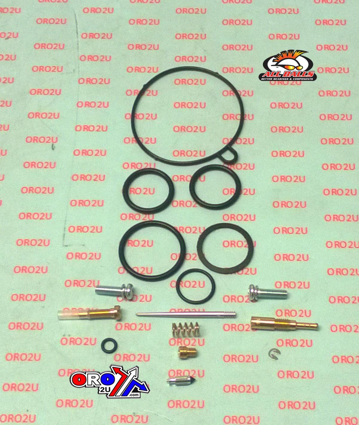 Carburetor Rebuild Kit 85-86 Hon Trx125, Allballs 26-10045 Atv