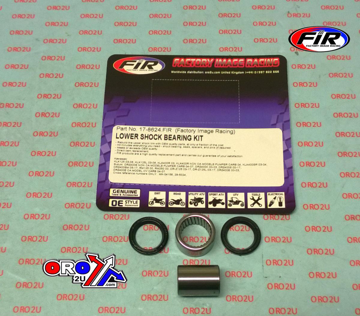 Lower Shock Bearing Kit Dr,Rm,Klx, Kaw/Suz Klx